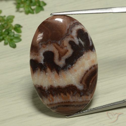 18.89ct 天然 彩色 碧玉, 椭圆形, 不透明