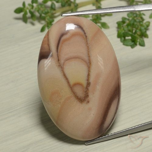 23.72ct 天然 彩色 碧玉, 椭圆形, 不透明