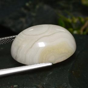 16.10克拉天然碧玉，椭圆形切割，不透明