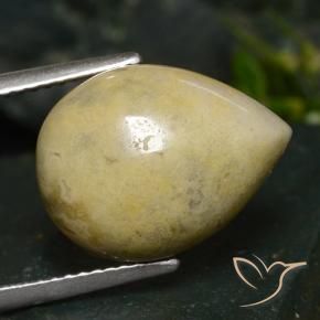 8.67克拉天然碧玉，梨形，不透明