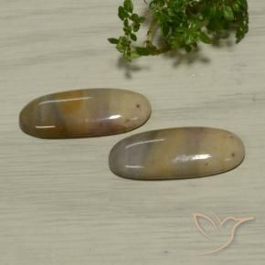 17.37克拉天然碧玉，椭圆形，不透明