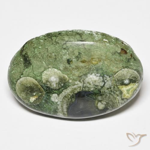 19.43ct 天然 彩色 碧玉, 椭圆形, 不透明