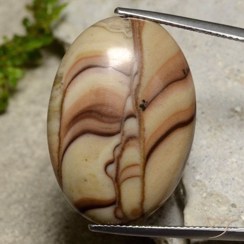 24.50ct 天然 彩色 碧玉, 椭圆形, 不透明