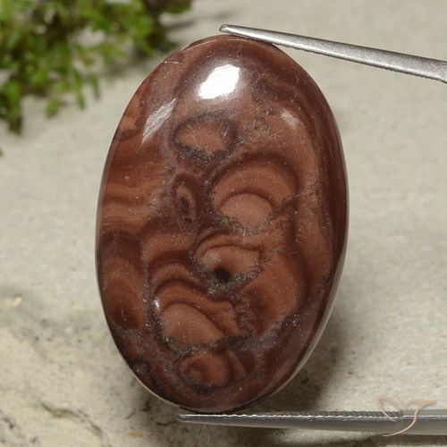 26.85ct 天然 彩色 碧玉, 椭圆形, 不透明