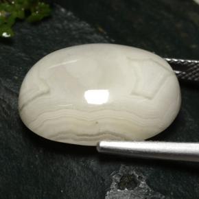 18.01克拉天然碧玉，椭圆形切割，不透明