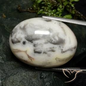 46.92克拉天然碧玉，椭圆形，不透明