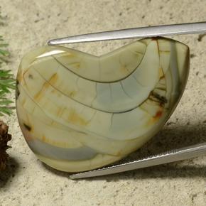 25.50克拉天然碧玉，异形，不透明