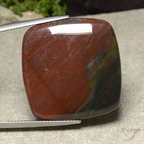 32.72ct 天然 彩色 碧玉, 软垫, 不透明