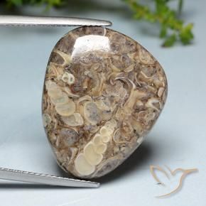 20.52克拉天然碧玉，花式切割，不透明