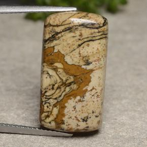 13.18克拉天然多色碧玉，垫形剪裁，22.8×12.3毫米，不透明