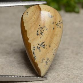 7.70克拉天然多色碧玉，梨形，20.7×12.1毫米，不透明