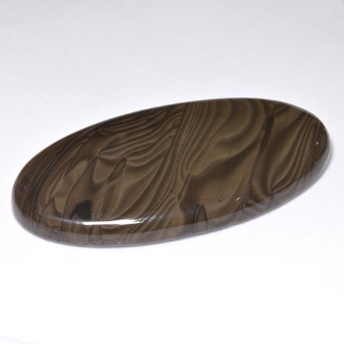 51.37克拉天然碧玉，椭圆形切割，不透明