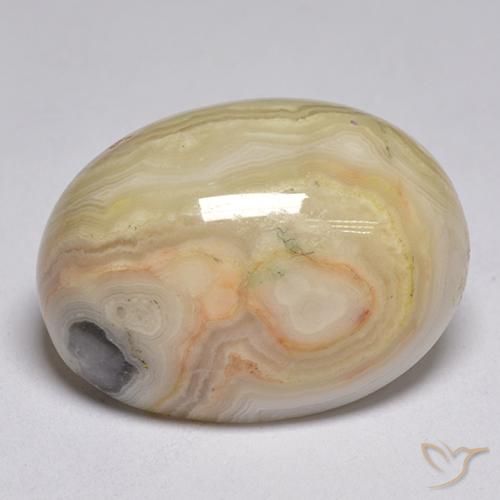 19.80克拉天然碧玉，椭圆形，不透明
