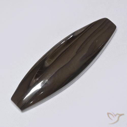 22.16ct 天然 暗棕色 碧玉, 花式切割, 不透明