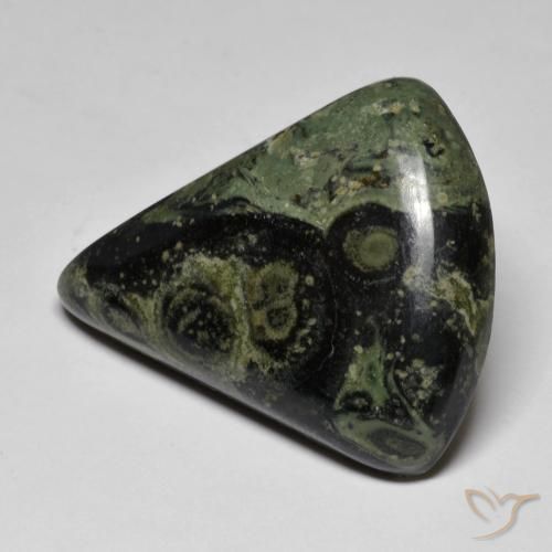 35.75克拉天然碧玉，梨形，不透明