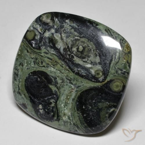 39.04ct 天然 彩色 碧玉, 软垫, 不透明