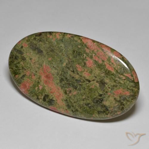 92.02ct 天然 彩色 碧玉, 椭圆形, 不透明
