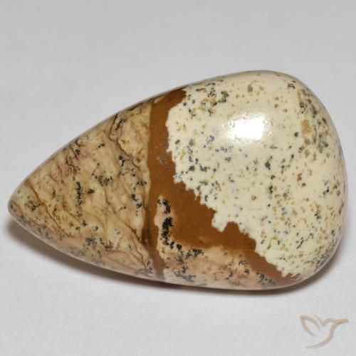 24.18ct 天然 彩色 碧玉, 梨形, 不透明