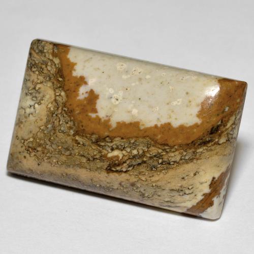 24.07克拉天然多色碧玉，长方形切工，26.1×16.1毫米，不透明