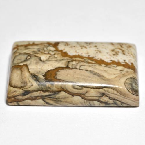 29.08克拉天然碧玉，狭长方形，不透明