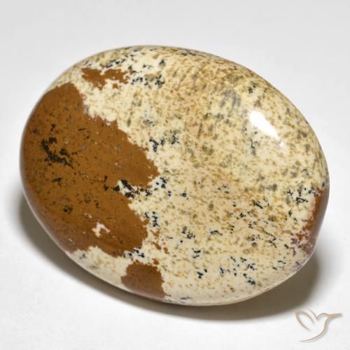 35.50克拉天然碧玉，椭圆形，不透明