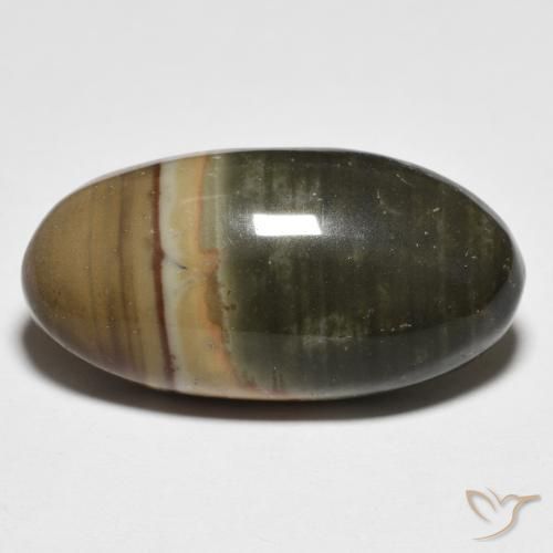 13.77ct 天然 彩色 碧玉, 椭圆形, 不透明