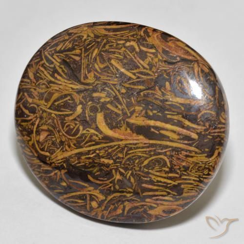 77.23ct 天然 彩色 碧玉, 椭圆形, 不透明