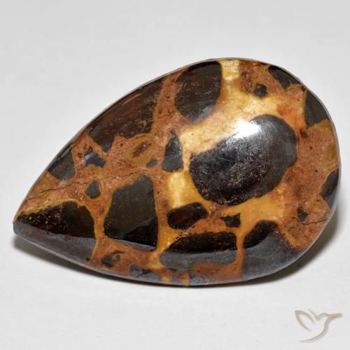 19.86ct 天然 彩色 碧玉, 梨形, 不透明