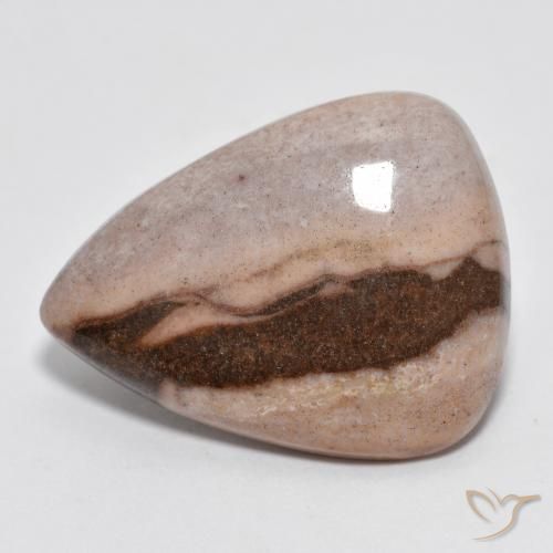 9.81克拉天然碧玉，梨形，不透明