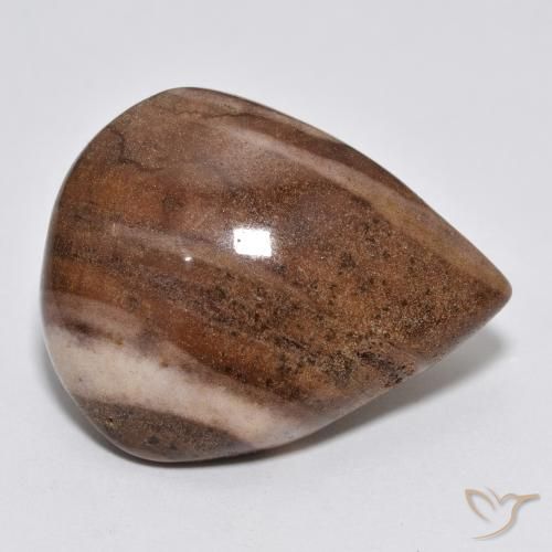 16.49ct 天然 彩色 碧玉, 梨形, 不透明