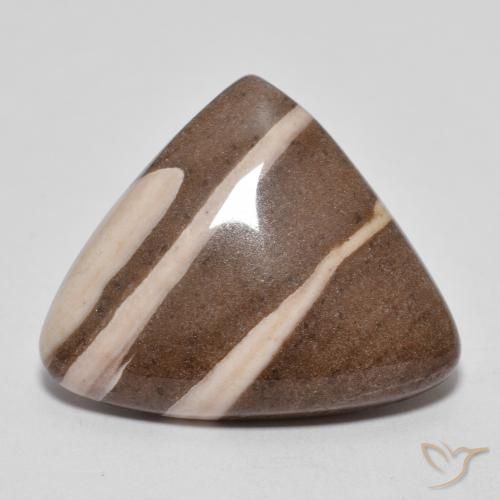12.26ct 天然 彩色 碧玉, 胖三角形, 不透明