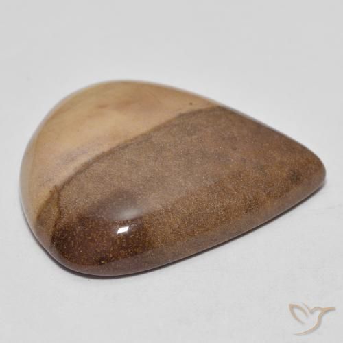 19.98克拉天然碧玉，梨形，不透明