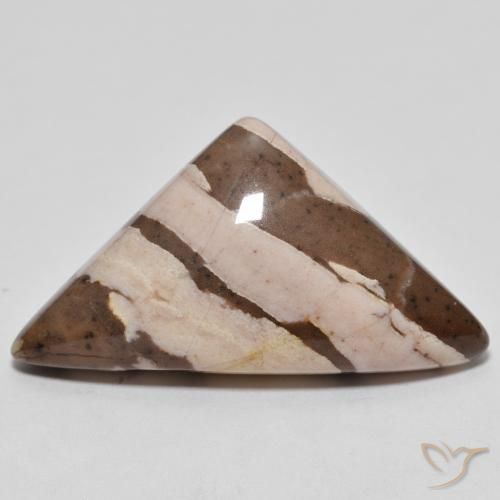 14.98ct 天然 彩色 碧玉, 胖三角形, 不透明