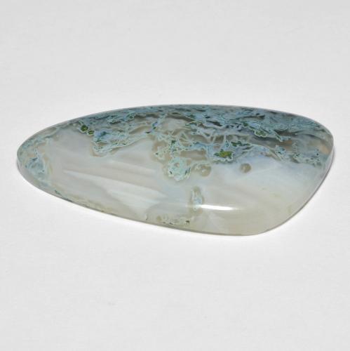 28.82克拉天然多色碧玉，异形，37.1×19.6毫米，半透明
