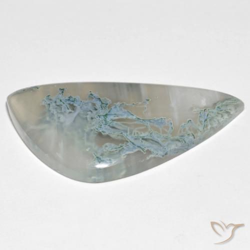 33.95克拉天然碧玉，花式切割，半透明