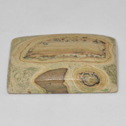 38.51克拉天然碧玉，狭长方形，不透明