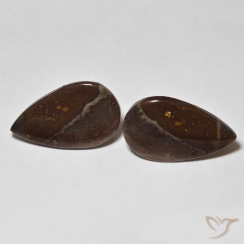 18.05ctw 天然 彩色 碧玉, 梨形, 不透明, Photo A