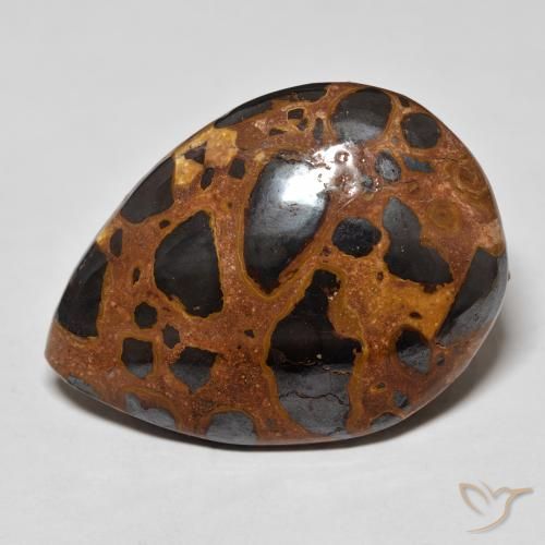 27.10ct 天然 彩色 碧玉, 梨形, 不透明