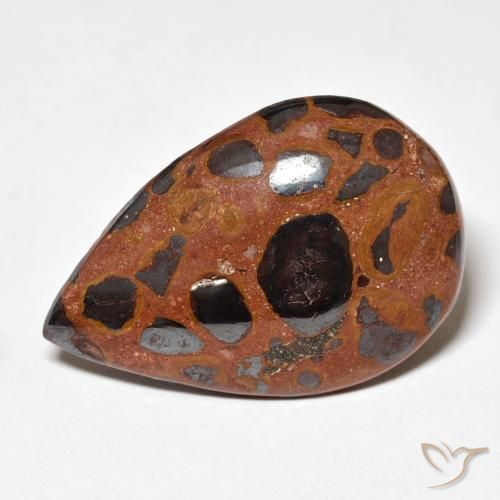 16.44ct 天然 彩色 碧玉, 梨形, 不透明