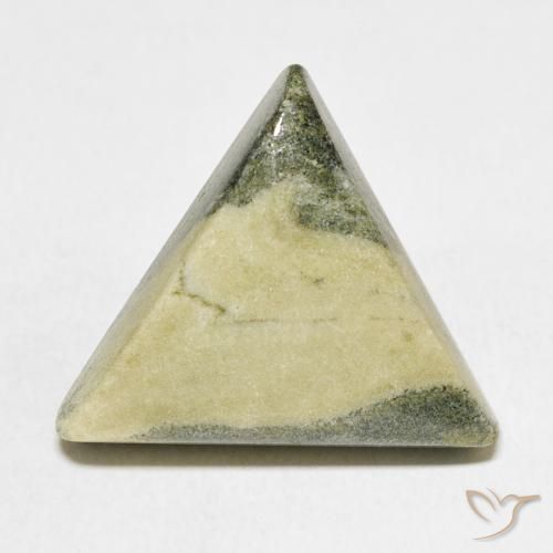 20.82ct 天然 彩色 碧玉, 胖三角形, 不透明