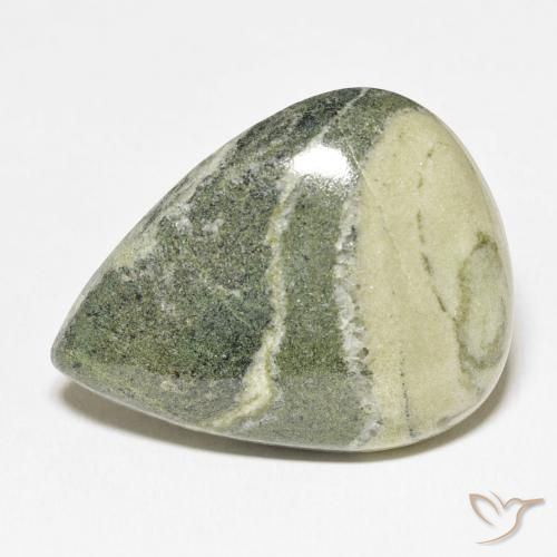 45.47ct 天然 彩色 碧玉, 梨形, 不透明