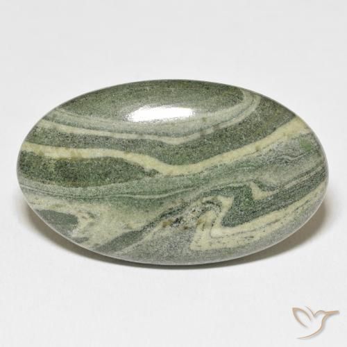 50.14ct 天然 彩色 碧玉, 椭圆形, 不透明