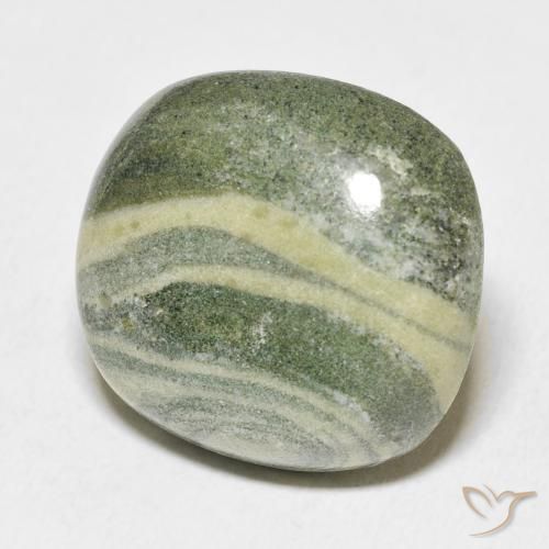 30.35克拉天然碧玉，软垫，不透明