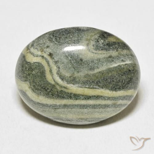 29.14ct 天然 彩色 碧玉, 椭圆形, 不透明