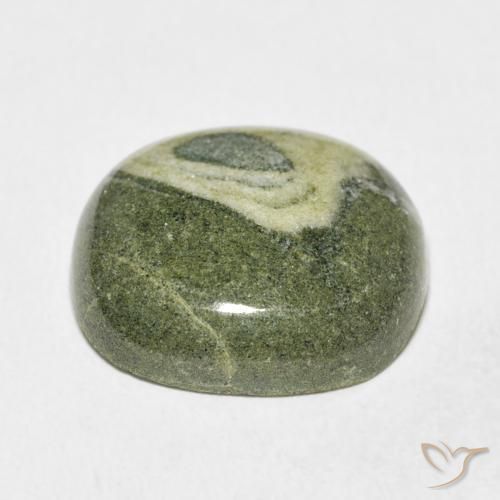 25.13克拉天然碧玉，软垫，不透明