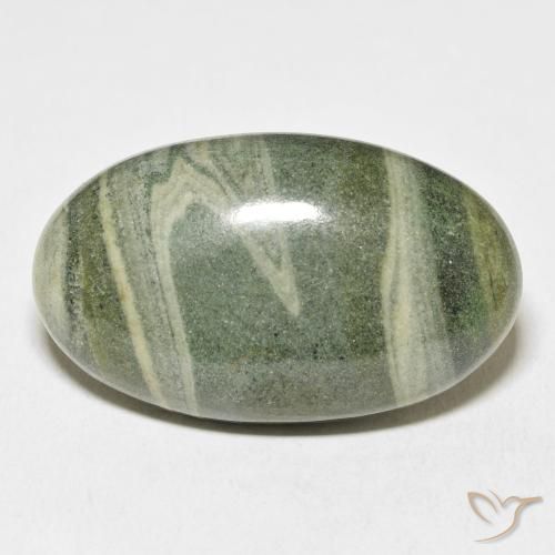 51.48ct 天然 彩色 碧玉, 椭圆形, 不透明