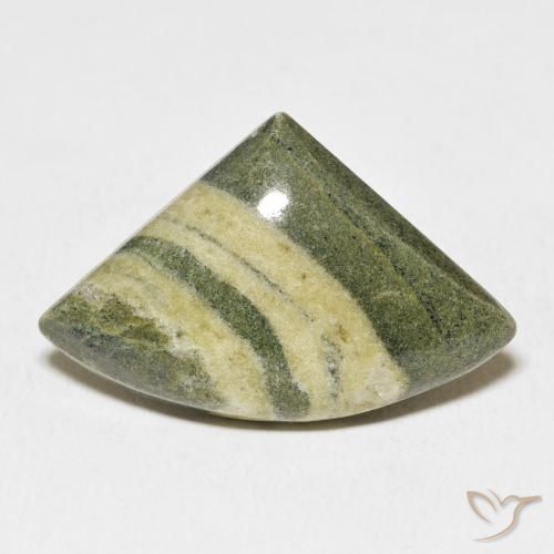 19.98ct 天然 彩色 碧玉, 胖三角形, 不透明