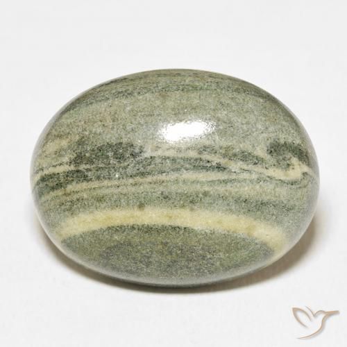 30.55ct 天然 彩色 碧玉, 椭圆形, 不透明