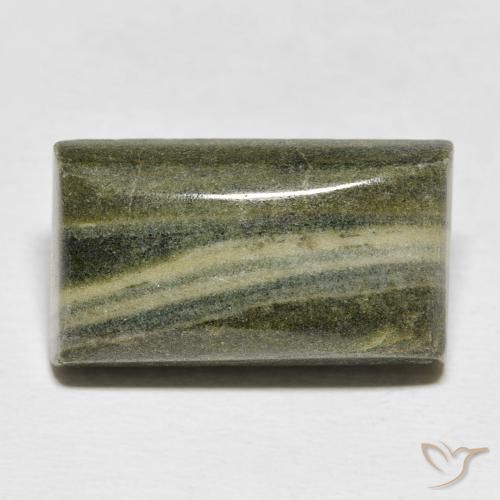 17.48ct 天然 彩色 碧玉, 狭长方形, 不透明