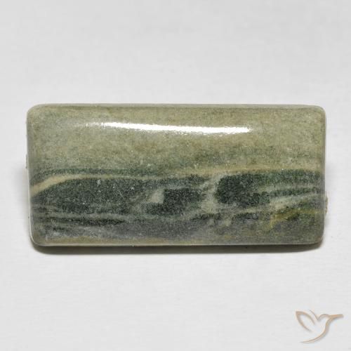 18.92ct 天然 彩色 碧玉, 狭长方形, 不透明